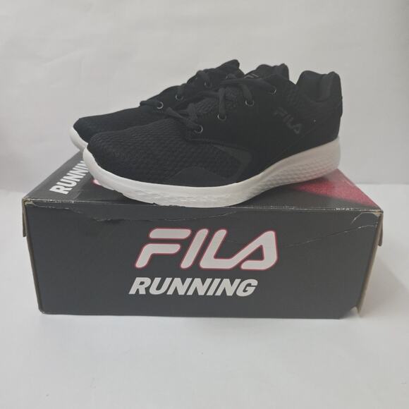 Fila Women's Layers Running Shoe Black, Black, White 9.5 US EUR 41 New In Box - Picture 2 of 12